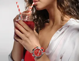 Energy Z60 44 мм кварц хронограф сталь, Молния Energy Red 2.0