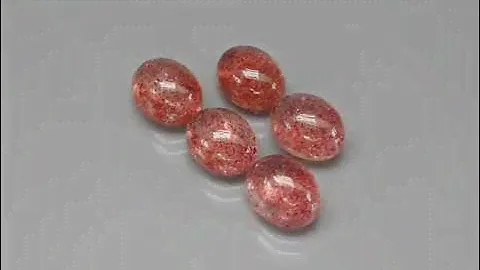 Камень клубничный Кварц натуральный 12.45 каратa арт 50140
