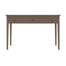 Консоль Tesoro Quartz, 3 ящика, 128х45х80 см, цвет: кварц (T903QU)