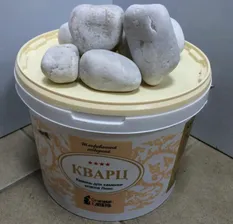 Белый КВАРЦ шлифованный